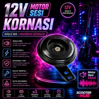 12V Motor Kornası