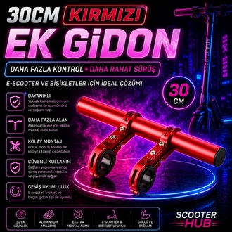 30 Cm Ek Gidon Renk Seçenekleri ile