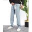 Buz Mavisi Baggy Kot Pantolon 