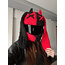Black-red kask kılıfı