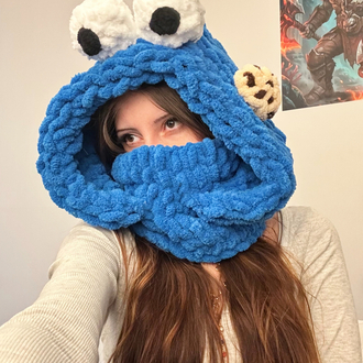Cookie monster kapüşon