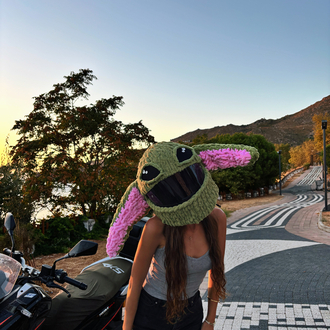 Baby yoda motor kask kılıfı