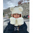 Oversize Krem Ayıcık Balaclava