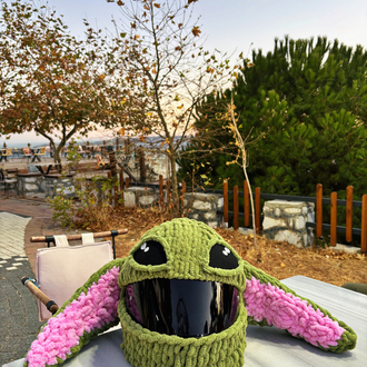 Baby yoda motor kask kılıfı