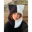 Oversize Siyah-Beyaz Balaclava