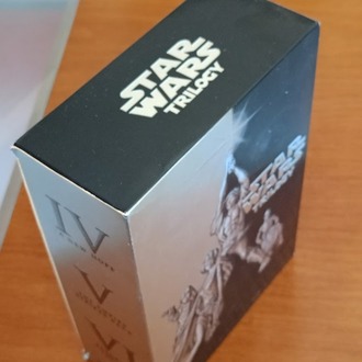STARWARS TRILOGY 4 DISK DVD BOX SET.