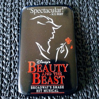BEAUTY AND THE BEAST DİKDÖRTGEN FORMATINDA NADİR ROZET.