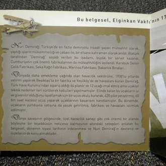 BEŞİKTAŞ'TA BİR TAYYARE FABRİKASI.NADİR BİR DVD.