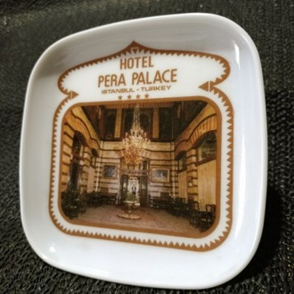 PERA PALACE HOTEL MELAMİN TABAK. ÇOK NADİR.
