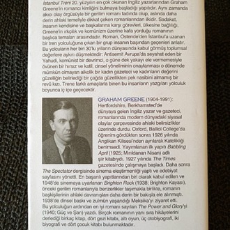 İSTANBUL TRENİ - GRAHAM GREENE.