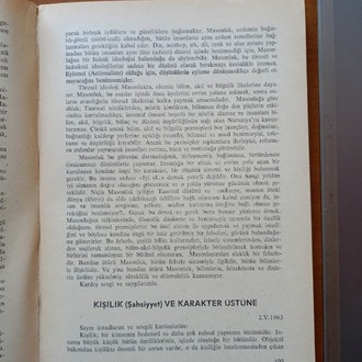 MASONLUKTAN ESİNLENMELER - DR. SELAMİ IŞINDAĞ..