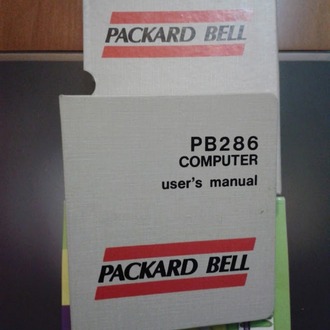 PACKARD BELL PB 286 BİLGİSAYAR KULLANIM KILAVUZU BOŞ KUTU KLASÖR .KOLEKSİYONLUK.