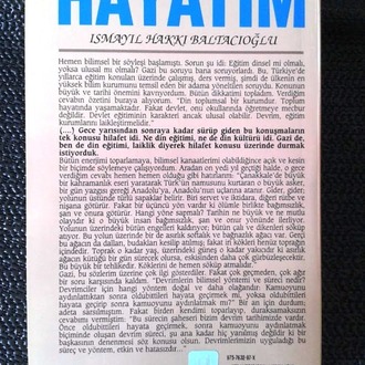 HAYATIM - ISMAYIL HAKKI BALTACIOĞLU. (1886-1978)