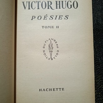 VICTOR HUGO POESIES TOME II - VICTOR HUGO ŞİİRLERİ CİLT II.
