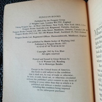 ANIMAL FARM - GEORGE ORWELL.