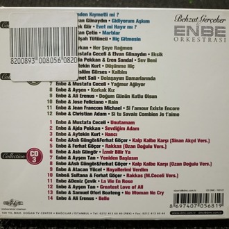 ENBE COLLECTION AMBALAJINDA 3 CD. JELATİNLİ.