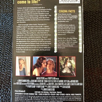 BOXING HELENA VHS VİDEO FİLM KASET.