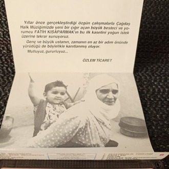 FATİH KISAPARMAK - KİLİM - NAZLI BEBE - KASET. 