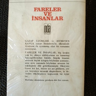 FARELER VE İNSANLAR - JOHN STEINBECK ..