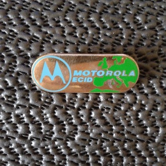 MOTOROLA ECID YAKA ROZETİ ÇOK NADİR.