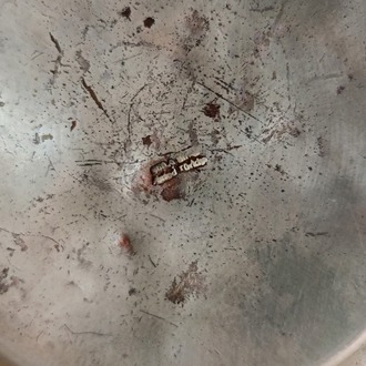 ALMAN GÜMÜŞÜ MASA ÇAKMAĞI KAİDESİ, DAMGALI.