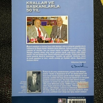 KRALLAR VE BAŞKANLARLA 50 YIL 3. CİLT LÜTFÜ AKDOĞAN.