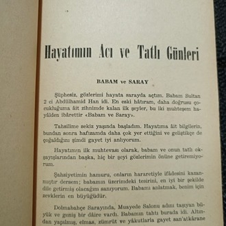 HAYATIMIN ACI VE TATLI GÜNLERİ