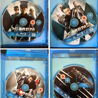 X-MEN QUADRILOGY BOX SET ORJİNAL KUTUSUNDA 4 + 1 - BLU-RAY.