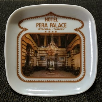 PERA PALACE HOTEL MELAMİN TABAK. ÇOK NADİR.