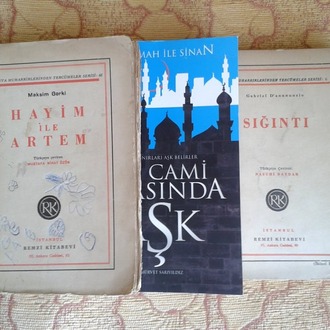ÜÇ KİTAP TEK FİYAT TOPLU SATIŞ.