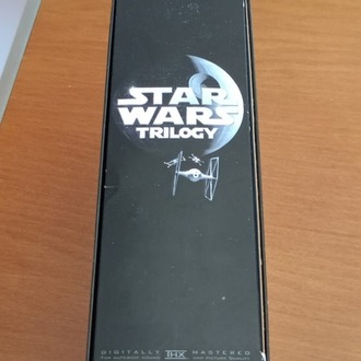 STARWARS TRILOGY 4 DISK DVD BOX SET.