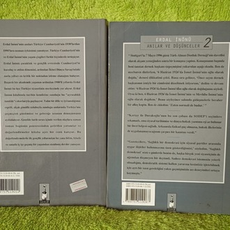 ANILAR VE DÜŞÜNCELER (1-2 CİLT TAKIM OLARAK)..