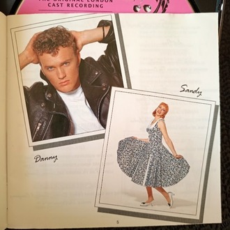 GREASE THE ORIGINAL LONDON CAST RECORDING. AUDIO CD.