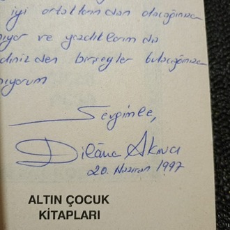 BETONLAR ÇİÇEK AÇSA - DİLARA AKINCI- İMZALI..