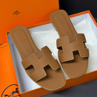 Hermes Oran slippers