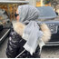  gucci yün ipek  gri