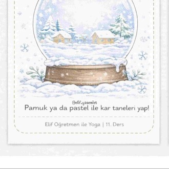 Çocuk Yogası 11. Ders – Kar Küresinin İçine Yolculuk