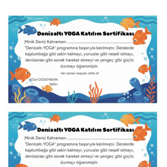 [3-5 Yaş] Denizaltı YOGA – 7. Ders: Derin Denizde Nefes ve Denge!
