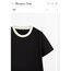 Massimo Siyah Yaka Detaylı Tshirt