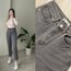 Zara Ultra Yüksek Bel Gri Mom Jean 