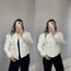 Zara Model Beyaz Bomber Ceket