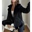 Stradi Model Siyah Süet Biker Kaban