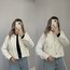 Zara Ekru Kaşe Bomber Ceket