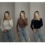 Zara Dikiş Detaylı Crop Bluz