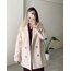 Blazer Model Taş Rengi Kaşe Kaban