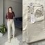 Zara Acı Kahve/Krem Mom Jean