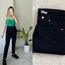 Zara Ultra Yüksek Bel Siyah Mom Jean 