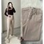 Zara Ultra Yüksek Bel Bej Mom Jean 