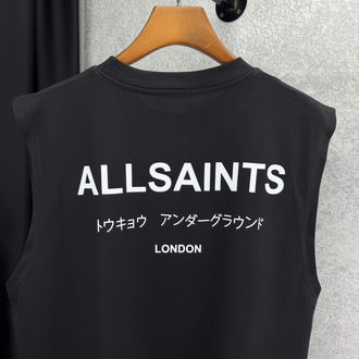 ALL SAINTS Premium Sıfır Kol T-shirt 