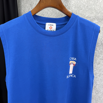 CASABLANCA Premium Sıfır Kol T-shirt 
